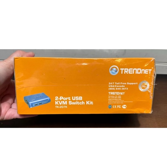 TRENDnet Tk207 2-port USB KVM Switch Cable Kit  Brand New Sealed - Picture 4 of 6
